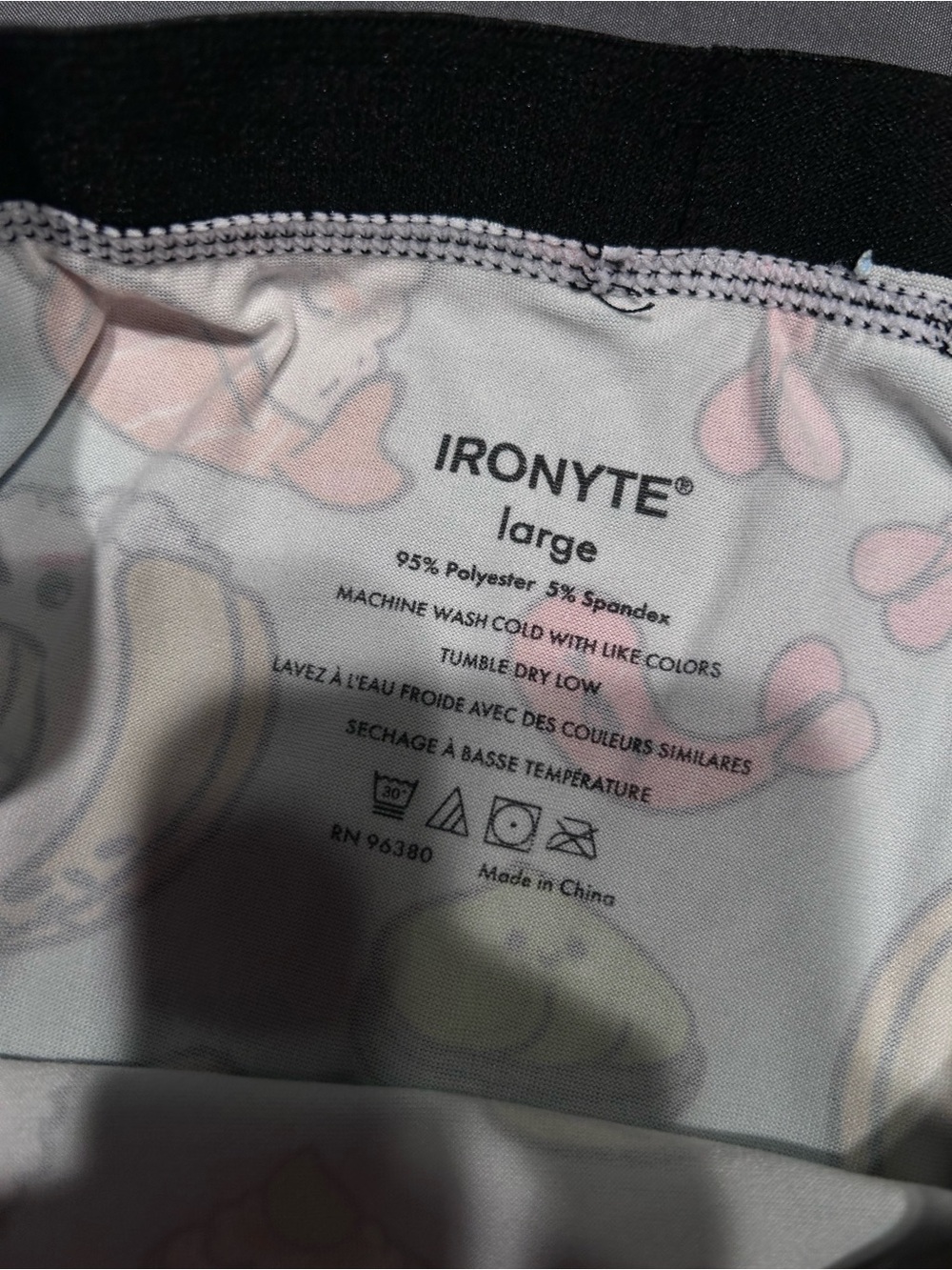 IRONYTE Sushi Print Stretch Boxer Briefs Sleep Shorts - Picture 3 of 6